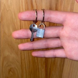Lock and Key earrings